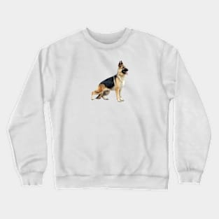 A Standing German Shepherd - Just the Dog Crewneck Sweatshirt